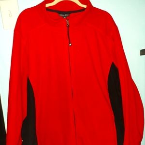 Plus size 4x zip up fleece sweatshirt